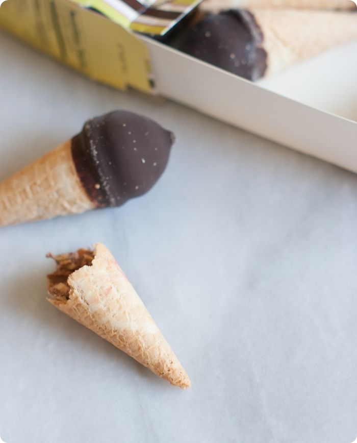 Sweet on Trader Joe's Saturdays Hold the Cone Mini Ice Cream Cones